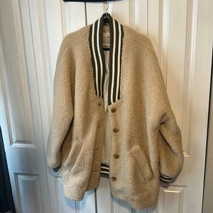 NWOT We The Free Sherpa varsity jacket size XL